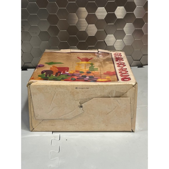 Discovery toys Gears Go Round vintage 101 pc building toy QUERCETTI Italy 4-8 yr - Picture 11 of 13